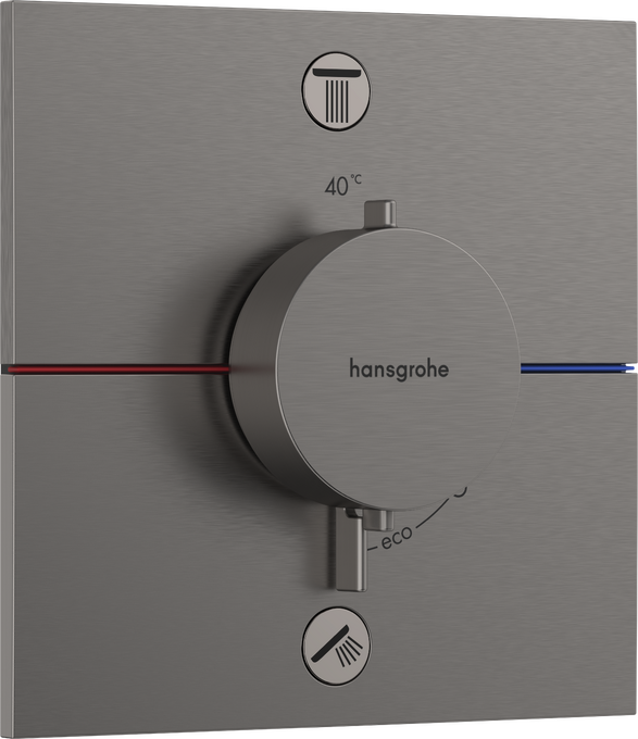 ShowerSelect Comfort Е - Термостатен смесител с две функции за вграждане