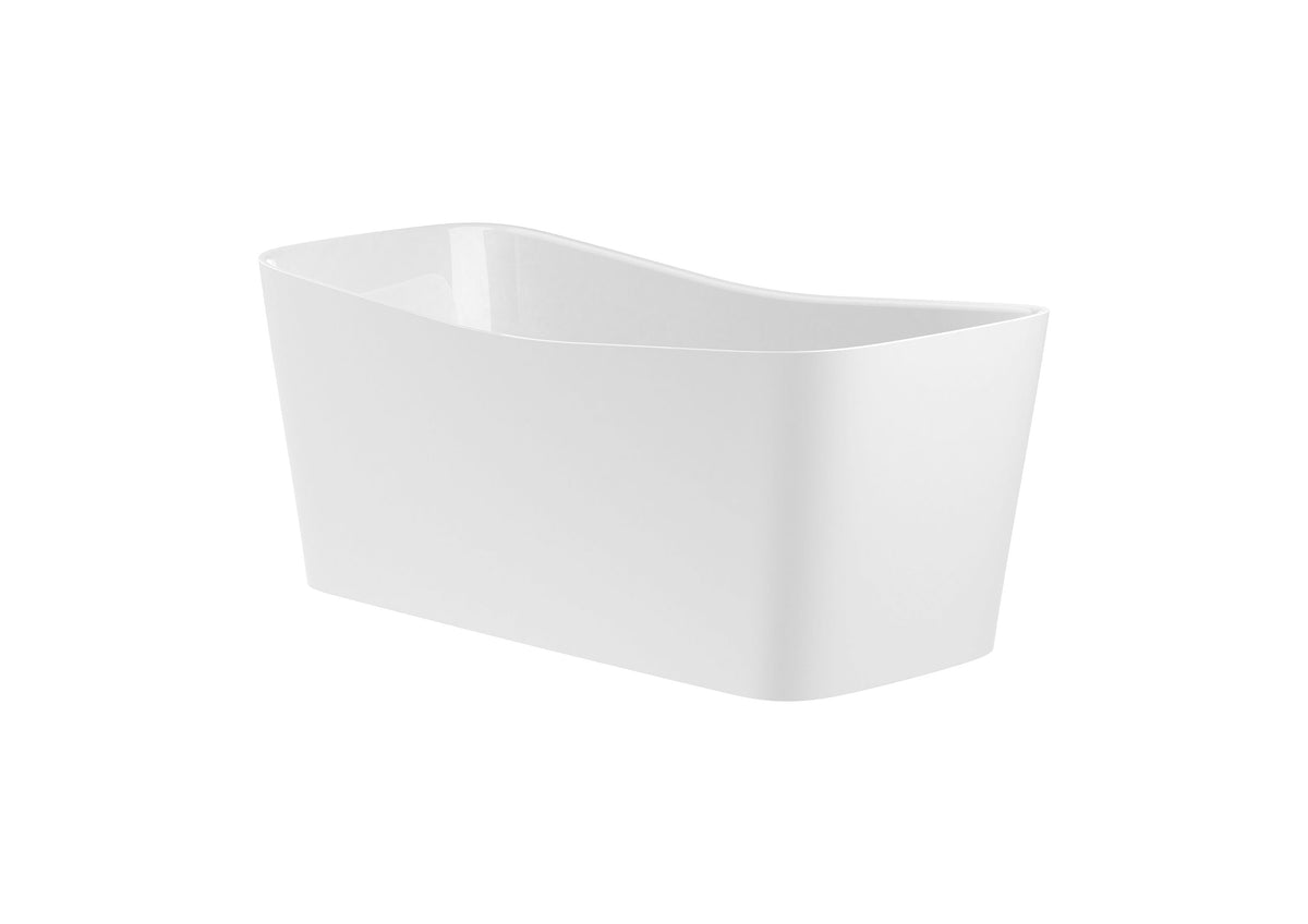 Правоъгълна вана от Stonex®. Включва click-clack клапа и сифон - Maui