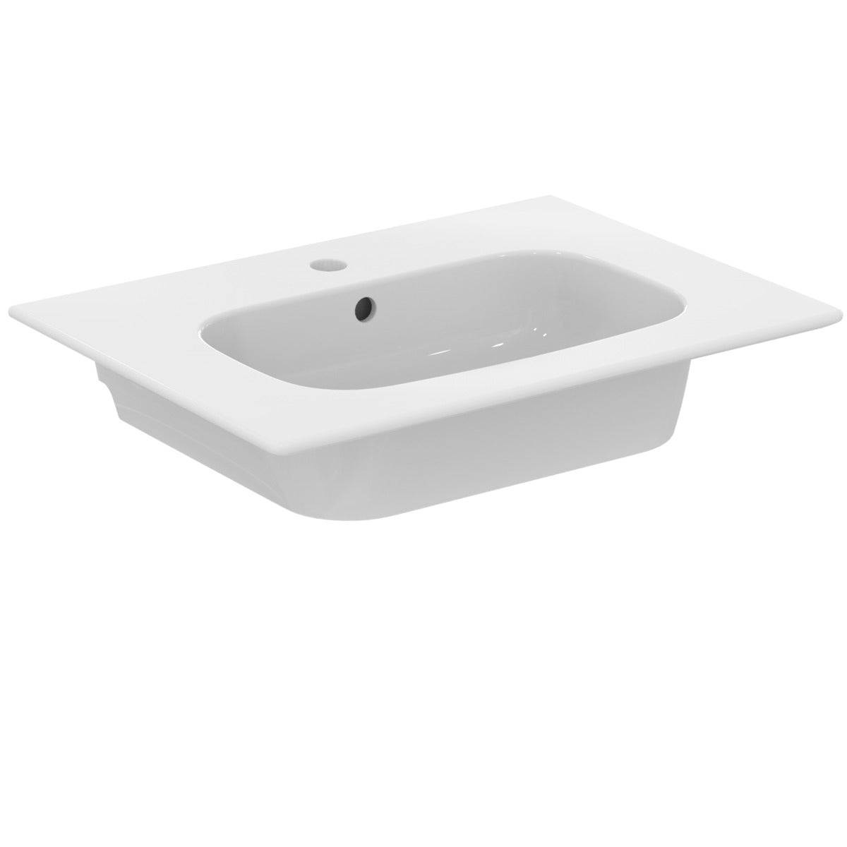 Мивка за мебел с отвор за смесител и преливник - Ideal Standard i.Life A T4619