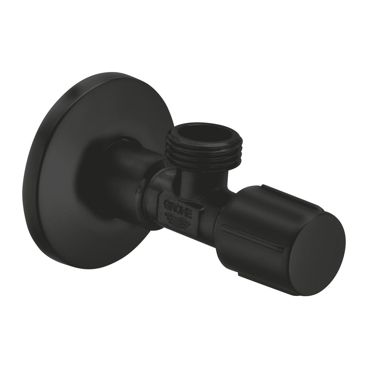 Ъглов вентил 1/2” x 1/2”, черен мат