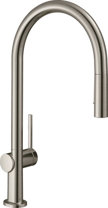 Кухненски смесител с издърпващ се струйник и два вида струя - Talis M54 210 2jet