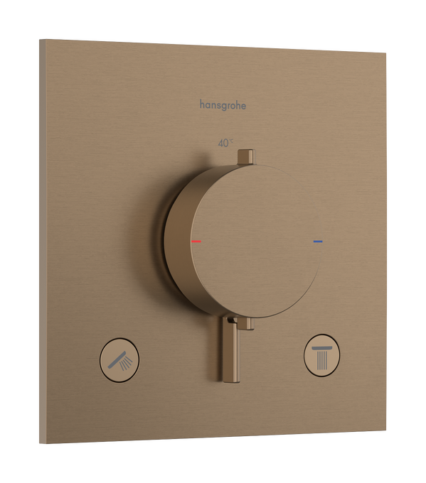Ecostat Comfort E - Термостатен смесител с две функции за вграждане
