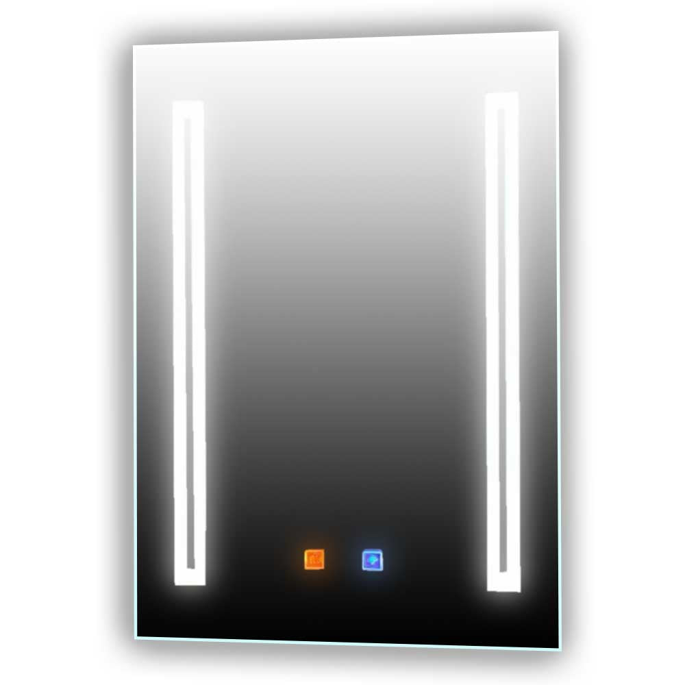 LED огледало за баня H-138 с функция против запотяване, 50 × 70 см - Makena — снимка 1