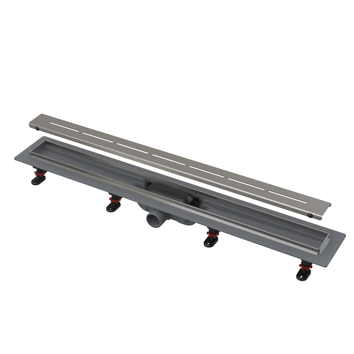 Линеен сифон с неръждаем ръб и решетка - APZ18 Simple