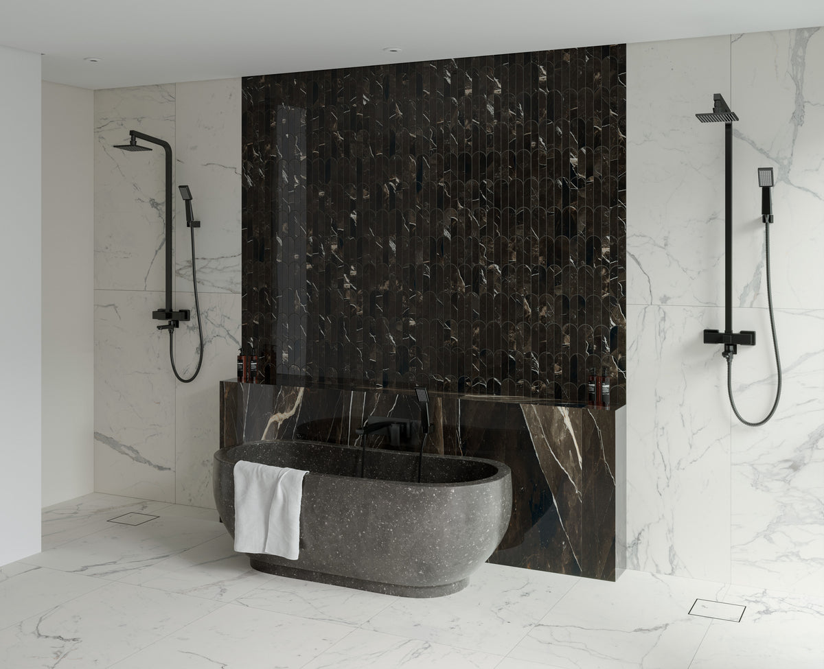 Allmarble room - Calacatta Black, Statuario
