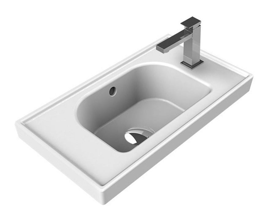 Стенен умивалник 50 cm, десен отвор - Frame