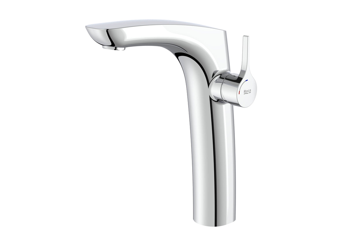 Смесител за умивалник с клик-клак, висока база, Cold Start - Insignia