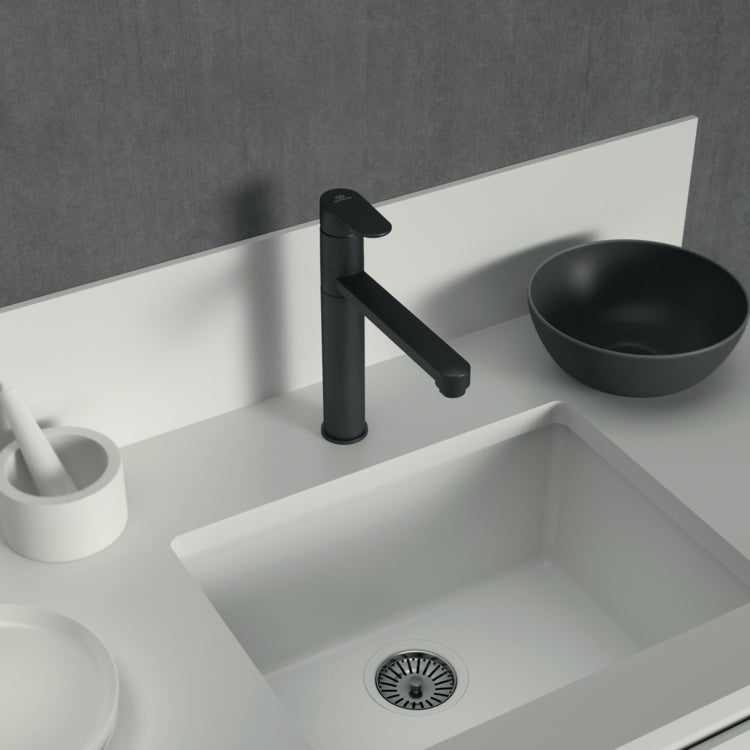 Ceralook — Смесител за кухня с висок тръбен чучур с ъгъл на въртене 360°