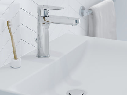 Cerafine O — Смесител за умивалник H120 с метален изпразнител, 3,8 l/min