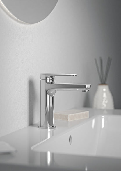 Cerafine O Nuovo — Смесител за умивалник H100 BlueStart®без изпразнител, 3,8 l/min