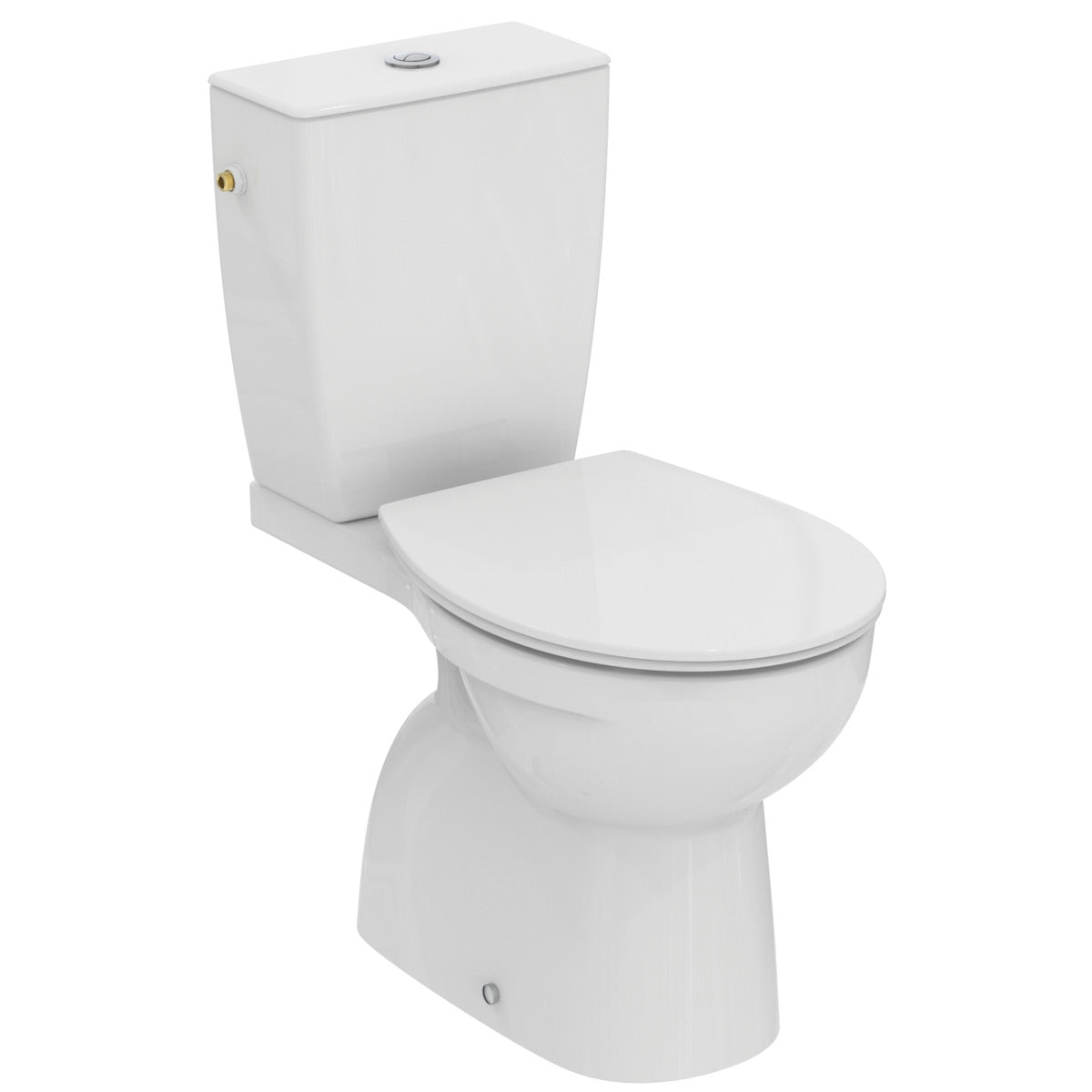 WC комплект Eurovit + със странично водоподаване, с тоалетна седалка с