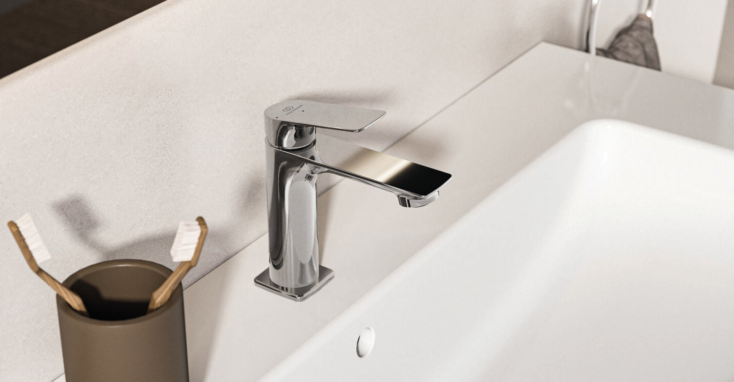 Ceralife C — Смесител за умивалник H100 BlueStart®с Click изпразнител