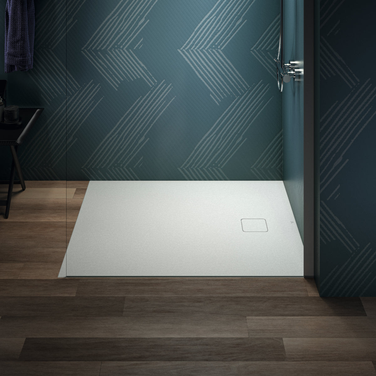 Правоъгълно поддушово корито 120x100 cm - Ultraflat Evo