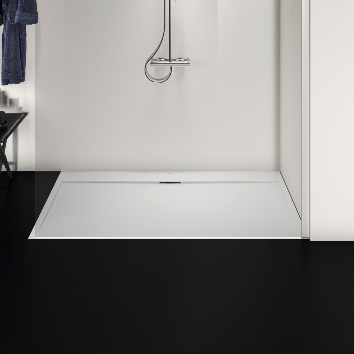 Правоъгълно поддушово корито 170x90 cm - Ultraflat S i.life