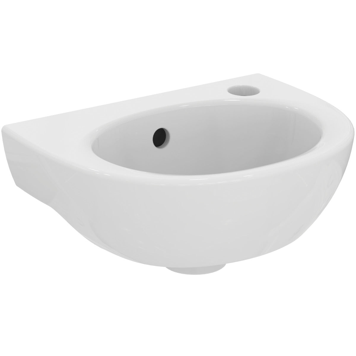 Мивка за ръце 35 cm с десен отвор за смесител, неопакована - Eurovit
