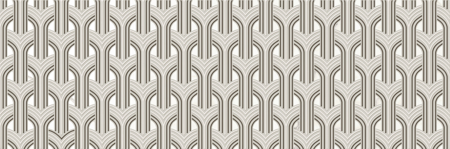 Allmarble 40x120 Decoro Retro Lux - Statuario