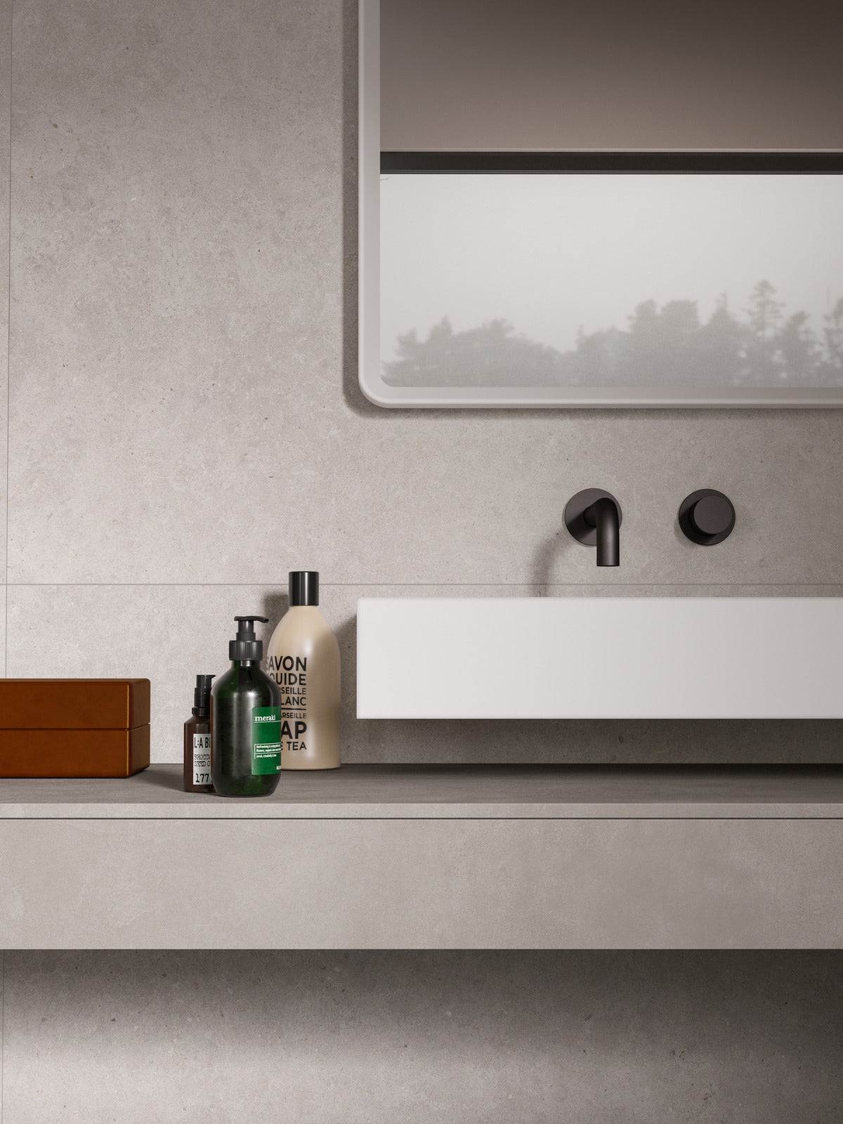 Mystone Moon - White, Anthracite