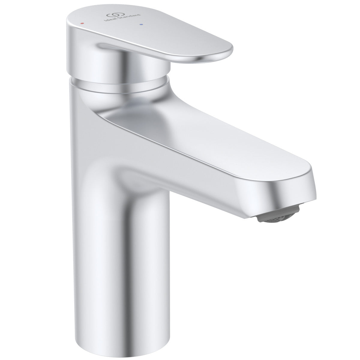 Смесител за умивалник H100 с Click-Clack изпразнител - Alu+ BE130 — Сребро